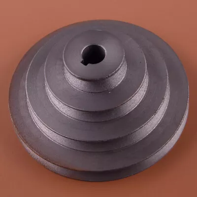 4 Step Pulley 16mm Bore 1/2  Belt Width Fit For One 4L/A Section V-Belt Silver • $66.63