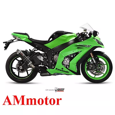 Exhaust Muffler Motorcycle Mivv Kawasaki ZX-10 R 2011 11 Gp Carbon • $410