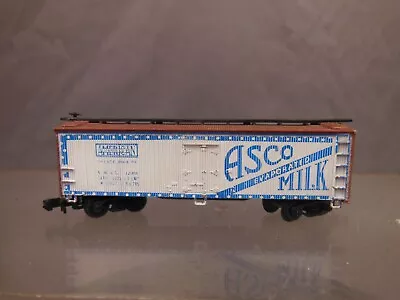 N Scale Asco Milk Wood Reefer • $15.99