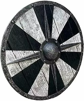 £117.60 • Buy Unique Armor Design Shield Wooden 24  Medieval Round Shield Viking Shield