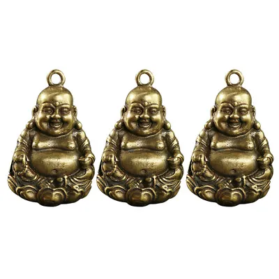 3Pcs Party Favor Mini Statue Buddha Keychain Ornament Men And Women • $8.29