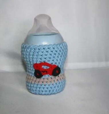 Handmade Crochet Baby Bottle COVER / PERSONALIZED  • £5.49