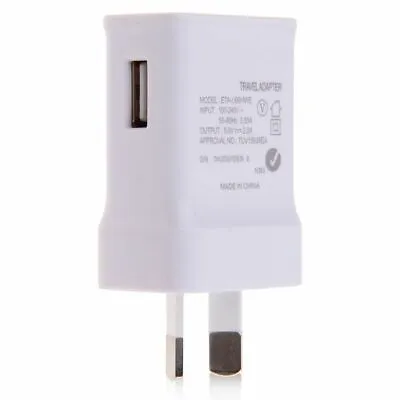 $9.50 • Buy Samsung Fast Charger USB Wall Plug AU Socket Power Type C 5/9V 2A Adaptive OEM F