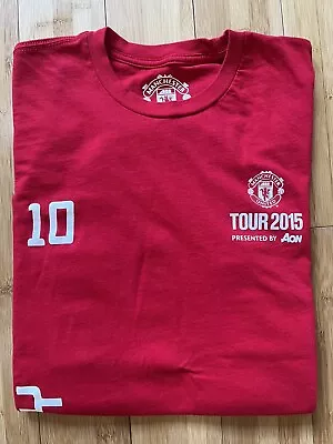 Official Manchester United 2015 Tour Rooney T-Shirt / Medium / Red • $17.70