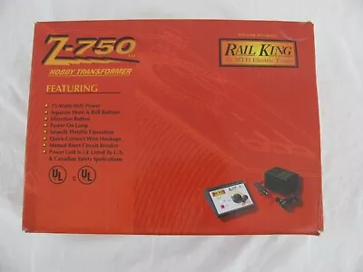 MTH Railking Z750 Hobby Transformer 21v 75 Watt AC Power Supply W/ Controller EX • $89.99