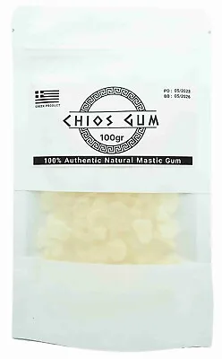 TOP GRADE MASTIC GUM 100 Gr (3.53Oz) 100% Organic Greek Chios Mastiha Resin Tear • $48.89