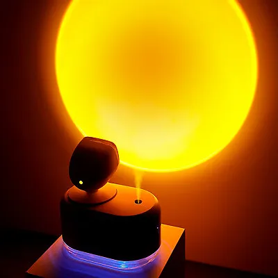 Sunset Projection Lamp Humidifier 300ML Home Air Mist Maker Ambient Night Light • $24.24