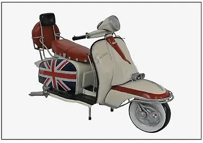 Model 1966 Lambretta 200sx Special Tin Plate Ornament With Flag Livery • £37.99