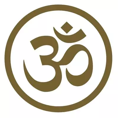 Om Symbol Decal Sticker Hinduism Hindu Buddhism Buddha 15 Colors 10 Sizes Yeti • $2.47