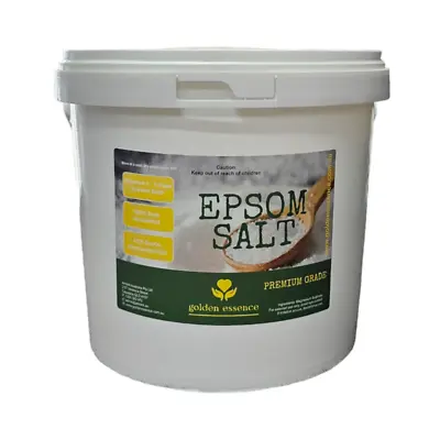 5kg Tub - EPSOM SALT - Magnesium Sulphate Bath Salt / Fertilizer. Free Freight • $37.95
