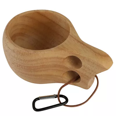 Rubber Wood Double Hole Cup KUKSA Coffee Cup Water Cup Custom Wooden Cup JY • $27.94