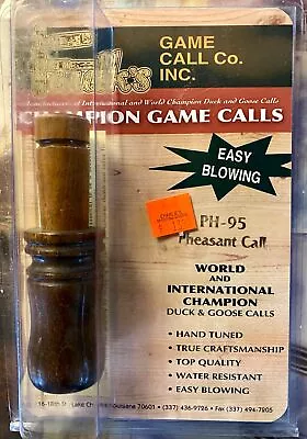 New Old Stock FAULK S PH-95 PHEASENT  Wood World Champion  Hand TUNED Call Quail • $9.95