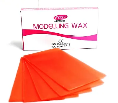 Pyrax Dental Modelling Wax Use For Dentures 12 Sheets Pack 200g (Free Ship) • $15.99