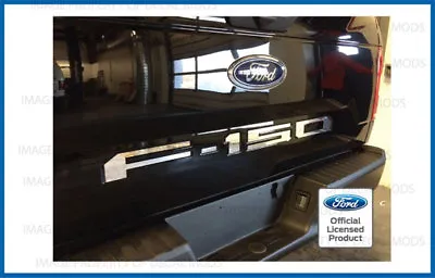 2018 Ford F150 Tailgate Insert Decals Letters Inlay Stickers - CHROME MIRROR • $15.17