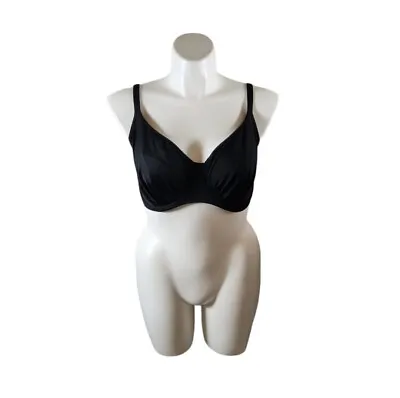 Panache Swim Size 36G Underwire Swim Top Black • $30