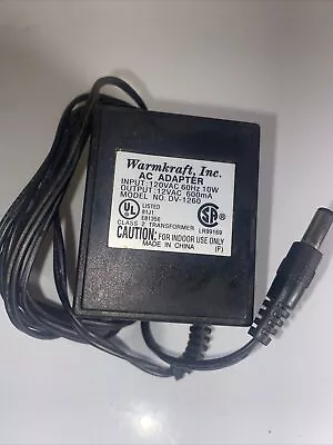 AC To AC Adapter For Warmkraft Inc. Model No. DV-1260 12VAC Class 2 Transformer • $19.99