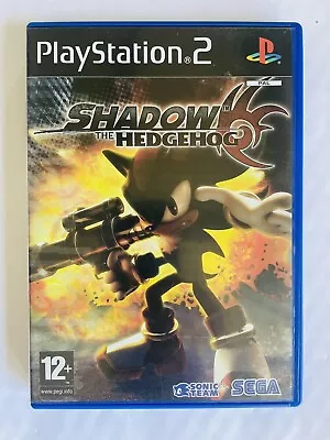 Shadow The Hedgehog PLAYSTATION 2 Complete With Manual PS2 PAL VG Condition • $40