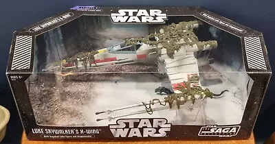 Star Wars 3.75  TSC 2006 SAGA Collection Luke Skywalker's X-Wing Dagobah RARE • $300