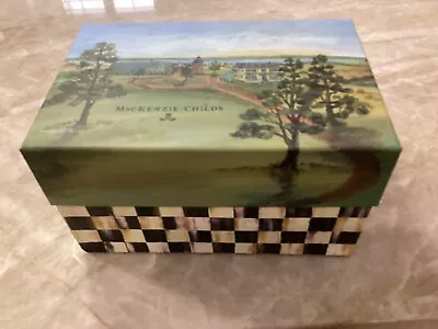 MacKenzie-Childs EMPTY Box For Stripes & Checks Glass Tassel Ornament • $15