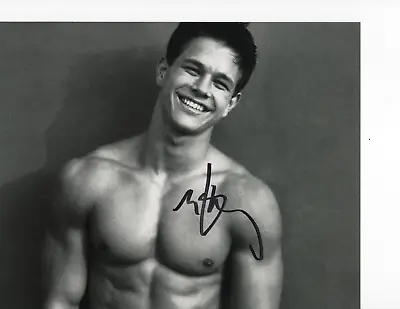 Calvin Klein Mark Wahlberg Signed Shirtless And Sexy 8x10 • $99.99