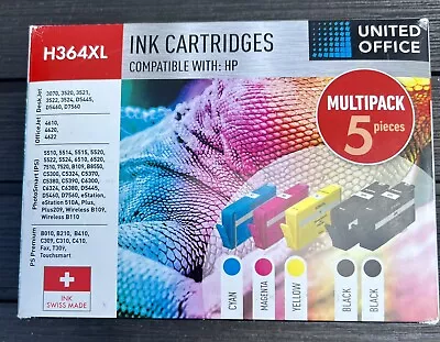 United Office H364 XL Ink Cartridges For HP. Unused Unopened HP 364 XL • £14.99