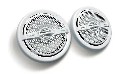 Sony XSMP1611 6.5-Inch Dual Cone Marine Speakers For Boats 65 Watts White- Pair • $69.99