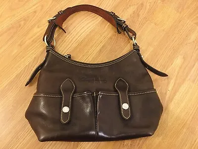 $79.99 • Buy Dooney And Bourke Florentine Lucy Hobo Brown Handbag Purse