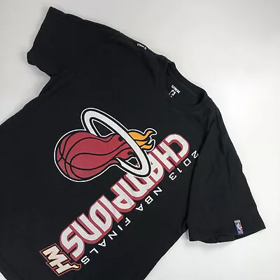 Miami Heat Shirt XL Mens NBA Unk Finals Champions Basketball Team Tee 2013 Used • $13.59