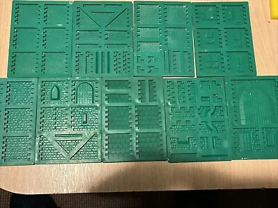 Linka Full Set Original Stonework & Brickwork Moulds OO Gauge Railway Warhammer • £45