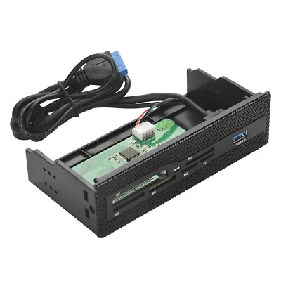 5.25 Media Dashboard Multifunctional USB Computer Front Panel Card Reader XAT • £16.61