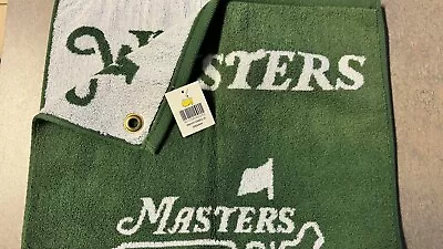 2023 The Masters 25  X 16  White & Green Towel Augusta National Golf Club • $40