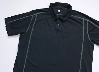 Musto Evolution SPF 30 Polo Shirt Mens Technical Short Sleeve Top Size XL Black • £5.99