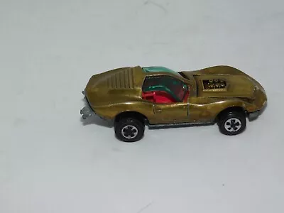 Original Topper JOHNNY LIGHTNING -GOLD CUSTOM MAKO SHARK -redline • $16.19