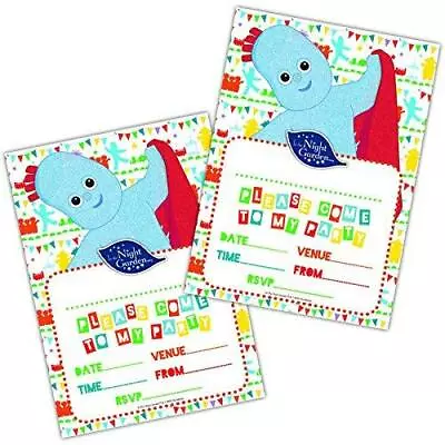 Official In The Night Garden Party Invites Pack Of 20 With Envelopes • £3.95