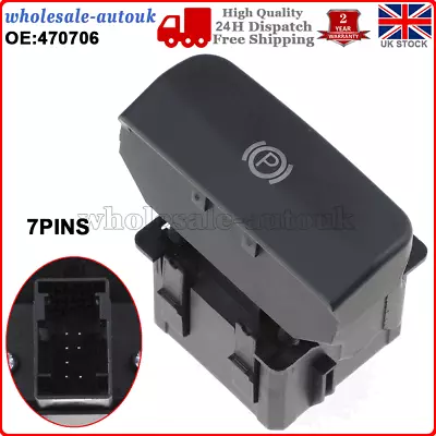 Electronic HandBrake Switch Parking Brake For Peugeot 3008/5008 470706 470702 NS • £12.58