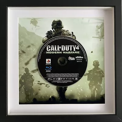 Call Of Duty 4 Game Framed Glass Wall Art • £32.99