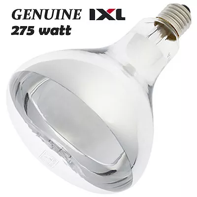 IXL Genuine Replacement 275 Watt Infra-Red Tastic Heat Lamp Globe 11300 - 2 Pack • $47.99