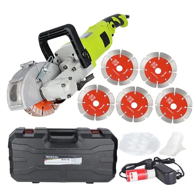 4000W Electric Wall Chaser Groove Steel Concrete Cutting Slotting Machine 220V • $104.90