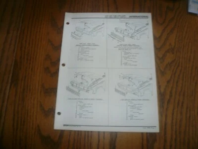 $8.99 • Buy International Trk & Scout  Motors Crash Book Pages Parts Exploded View - Vintage