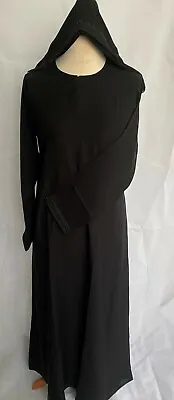 £20 • Buy *NEW* N14 Ladies Nida Abaya/Jilbab/Maxi Dress Black/Beads Cuff Black Sizes 52-62