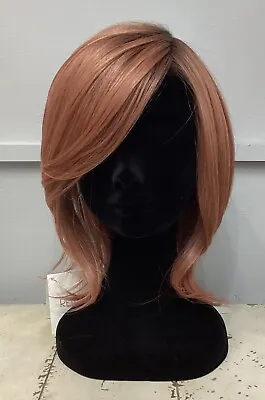 Luxe Sleek Bob Wig By Rene Of Paris Dusty Rose Muse Heat Styleable BNIB NEW • £240