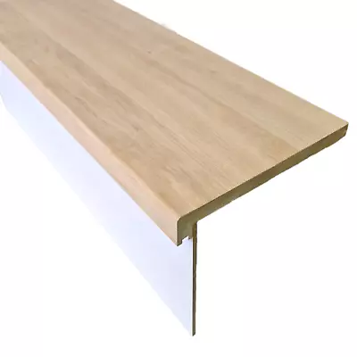 £170.76 • Buy LED Straight Tread . Oak Staircase Steps Cladding With White Primed Riser.
