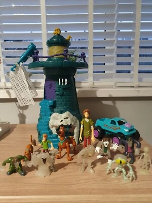 £14.99 • Buy Scooby Doo Haunted Lighthouse Tower Castle Truck And Figures Set