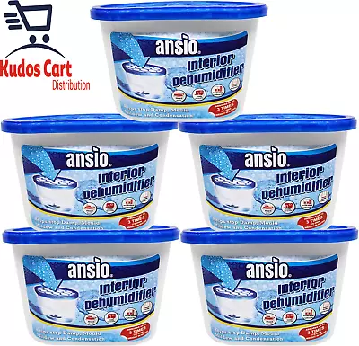 £18.99 • Buy Dehumidifier Condensation Remover 5pc Moisture Absorber Damp Mould Room Basement
