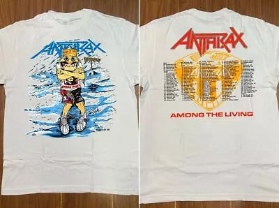 Anthrax Among The Living Tour 1987 T-Shirt Cotton Unisex Allsizes For Fans • $20.99