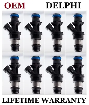 OEM Delphi Fuel Injectors 8x For 1999-2007 Chevy GMC Cadillac/ 4.8L 5.3L 6.0L  • $159