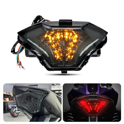 Integrated LED Tail Light Turn Signal For YAMAHA MT07 MT03 MT-25 YZF R3 YZFR25 • $25.99