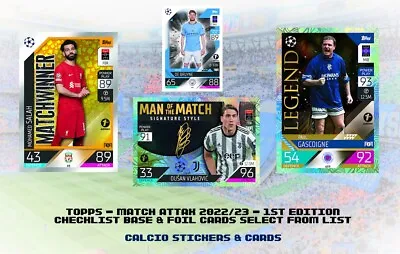 £1.95 • Buy Topps Match Attax 2022/23 1st First Edition Base & Foil Cards Select From List