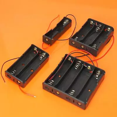 High Quality 18650 3.7V Battery Cell Holder Wired Case Box 1 2 3 4 Position • £4.29