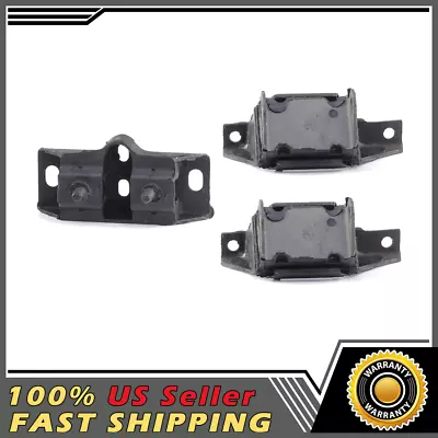 3 PCS Motor And Transmission Mount Kit For Mustang 289 1966-68 Mfg After 3/66 • $73.33